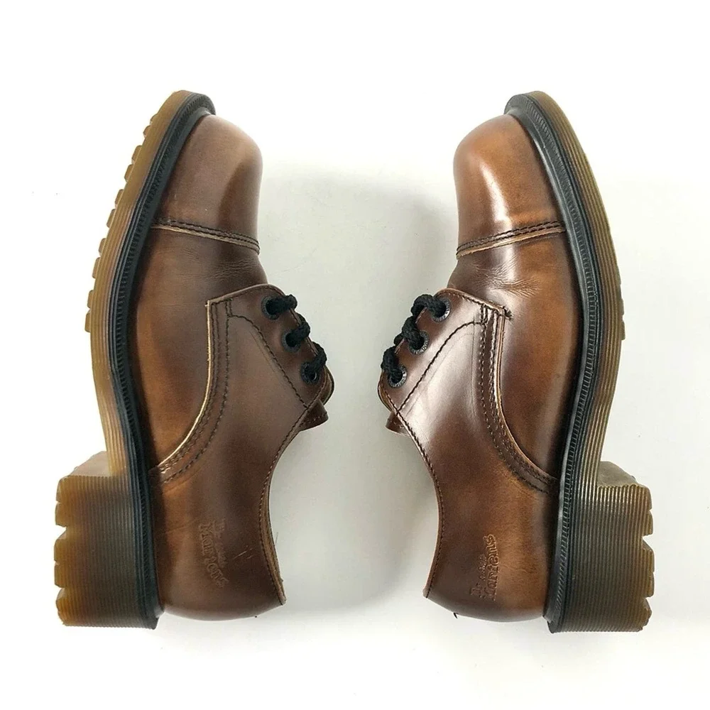 Vintage Dr Martens MIE 8309 Cap Toe Square Toe Oxfords Women’s 6 Shoes - Picture 6 of 8